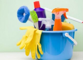 The Bathroom and Its Cleaning Supplies